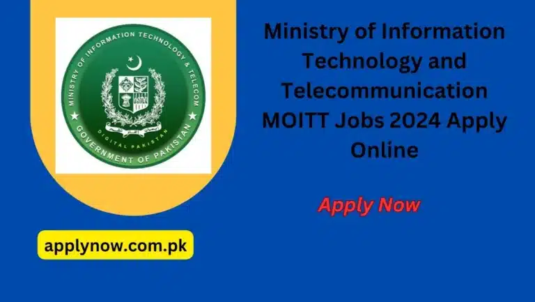 Ministry of Information Technology and Telecommunication MOITT Jobs 2024 Apply Online