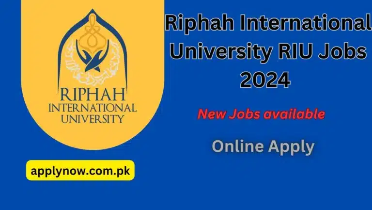 Riphah International University RIU Jobs 2024 Apply online