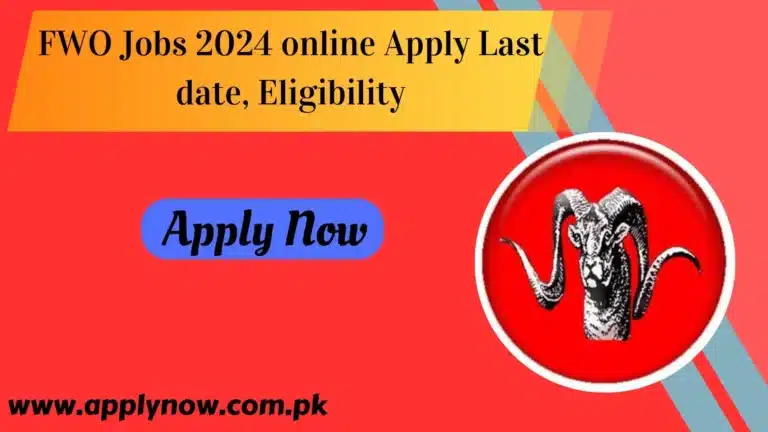 FWO Jobs 2024 online Apply Last date, Eligibility